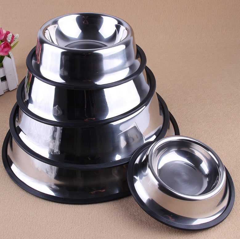 Non-Slip Stainless Steel Pet Bowl