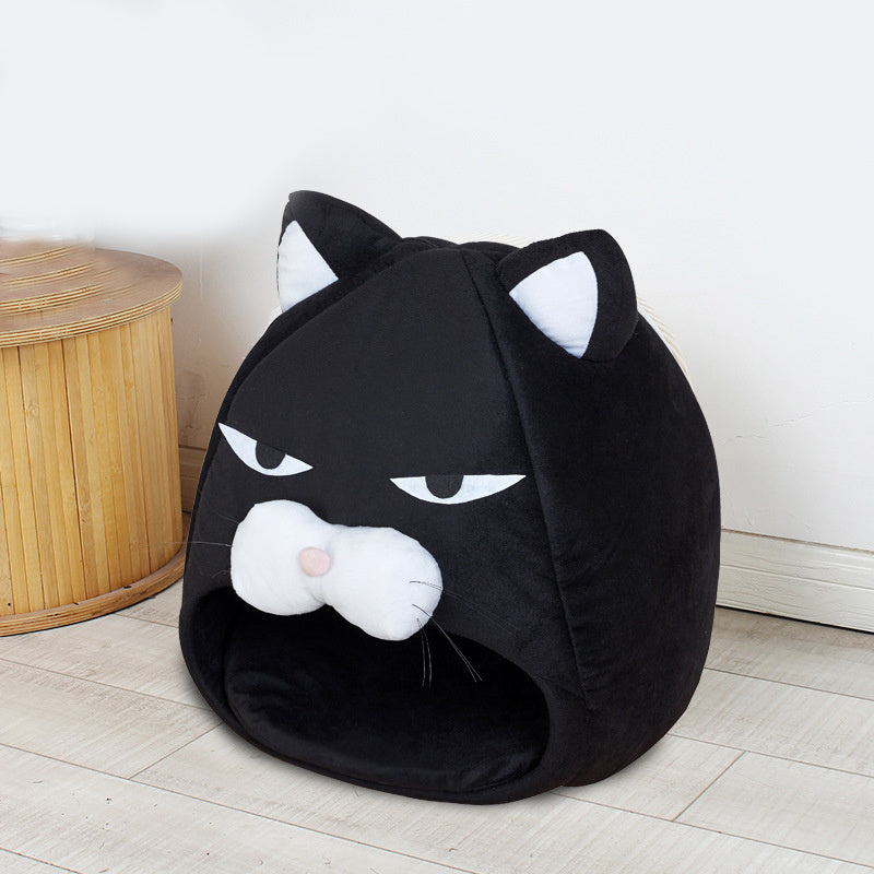 Cama Refugio para Gatos Tipo Casa