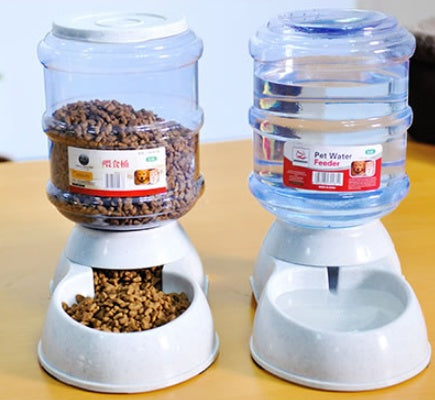 Large Capacity Automatic Pet Food and Water Dispenser