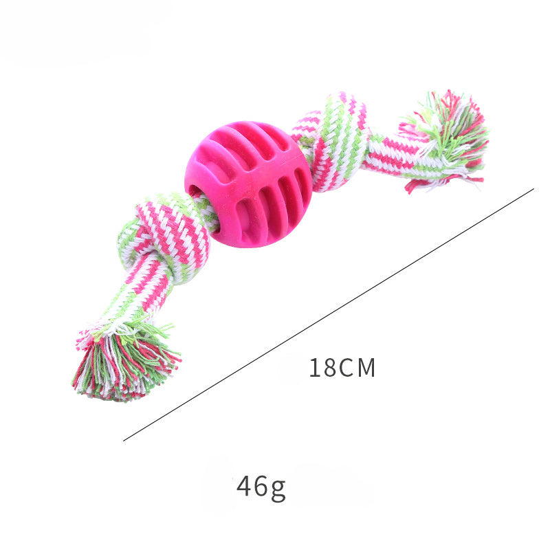 Juguete Masticable con Cuerda para Limpieza Dental de Perros