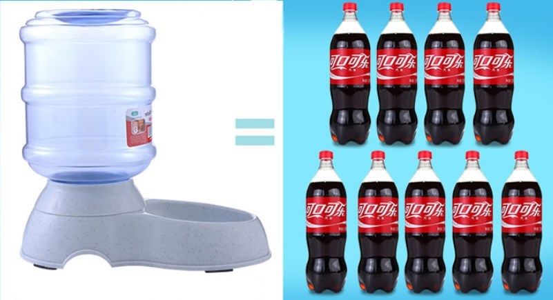 Large Capacity Automatic Pet Food and Water Dispenser