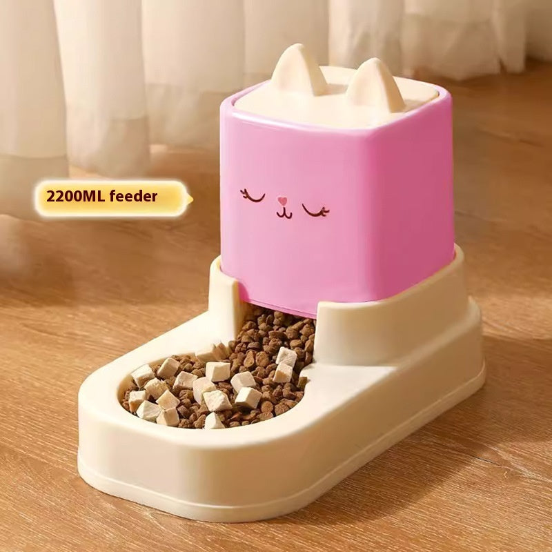 Large Capacity Automatic Pet Food and Water Dispenser