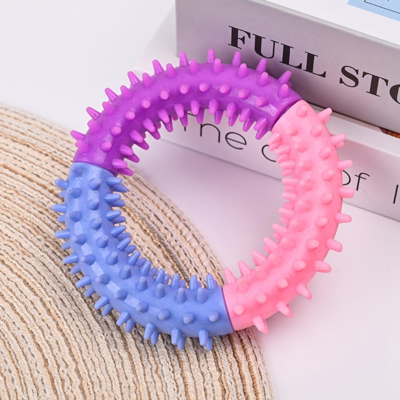Rubber Teething Ring for Puppies and Dogs