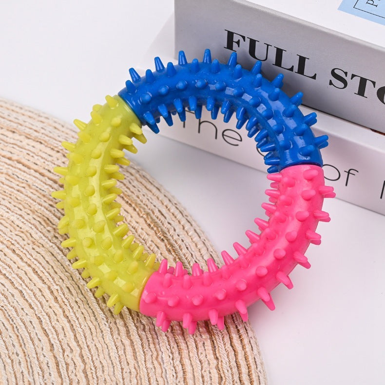 Rubber Teething Ring for Puppies and Dogs
