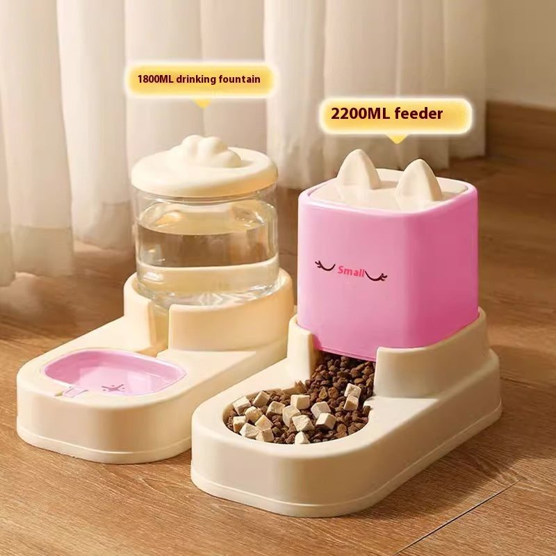 Large Capacity Automatic Pet Food and Water Dispenser