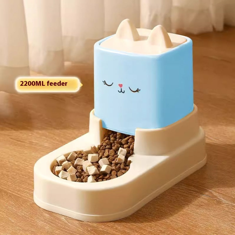Large Capacity Automatic Pet Food and Water Dispenser