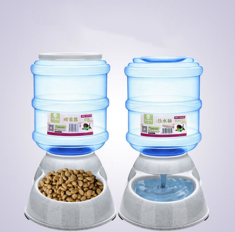 Large Capacity Automatic Pet Food and Water Dispenser