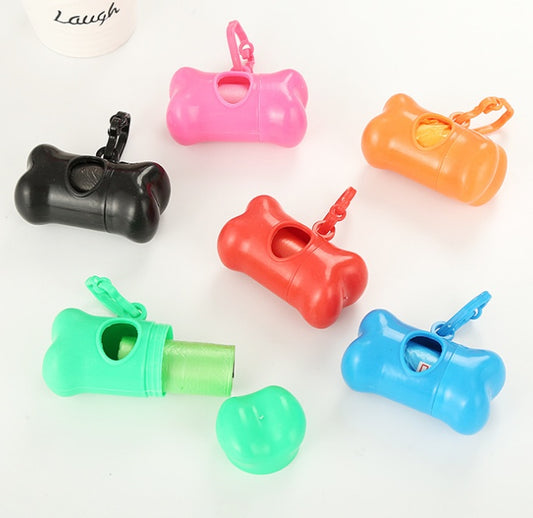 Dispensador Portátil de Bolsas para Excrementos Caninos