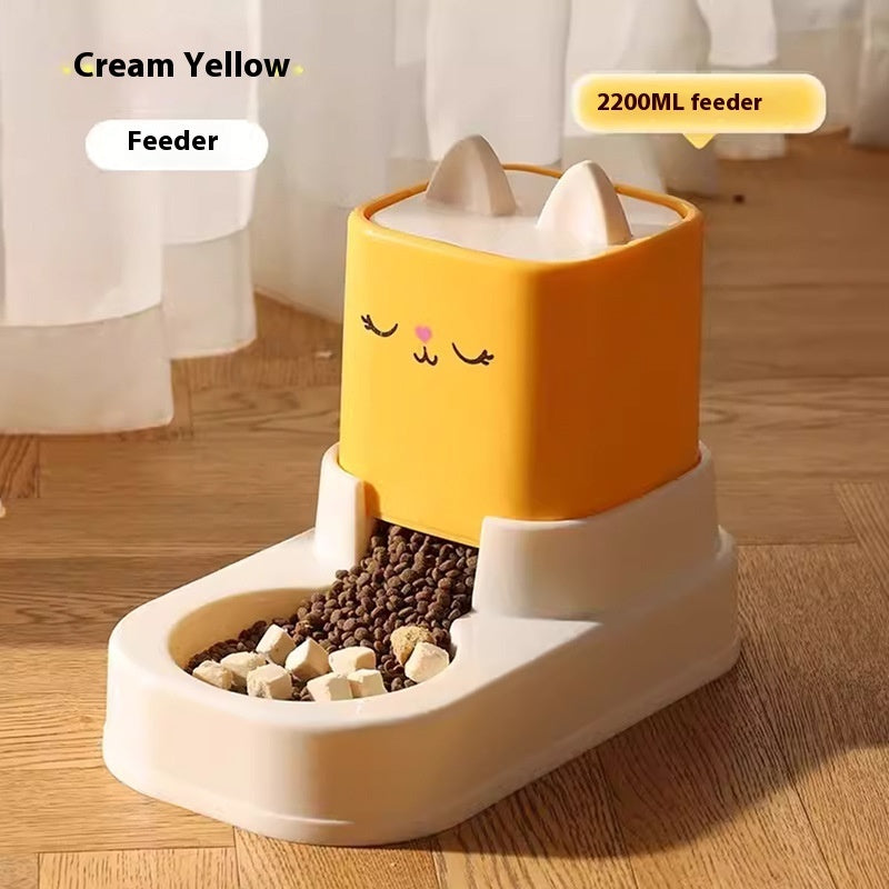 Large Capacity Automatic Pet Food and Water Dispenser