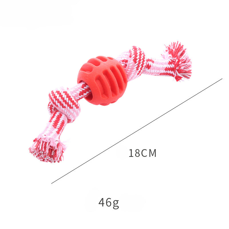 Juguete Masticable con Cuerda para Limpieza Dental de Perros