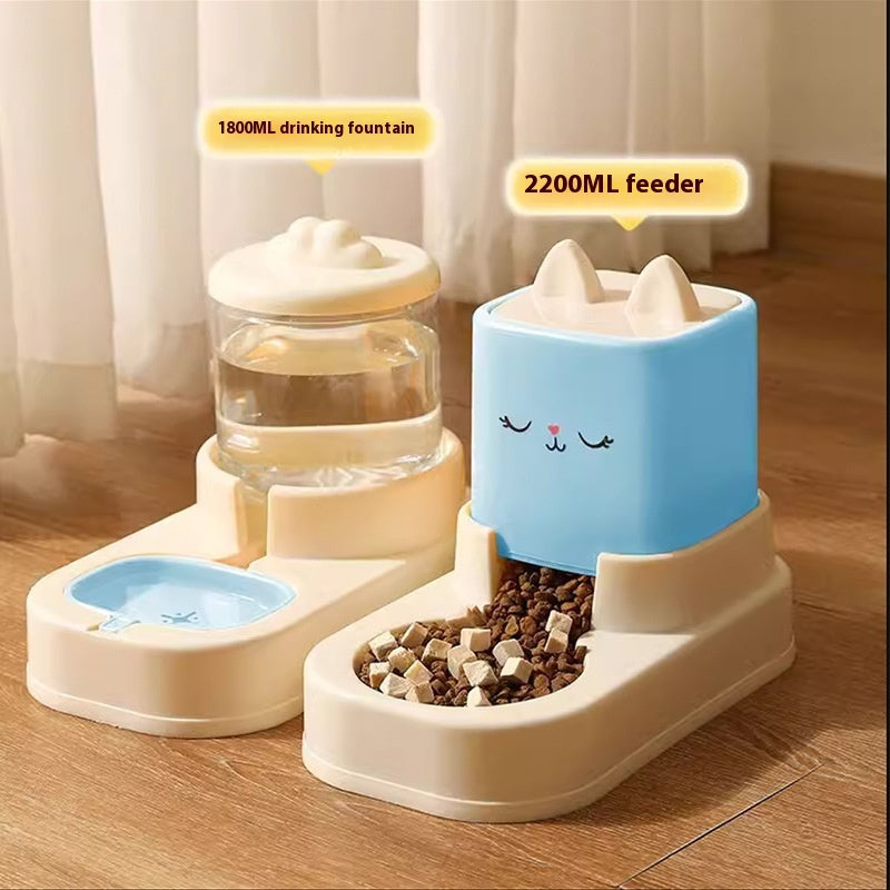 Large Capacity Automatic Pet Food and Water Dispenser