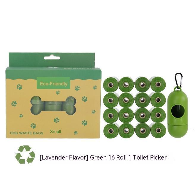 Bolsas Biodegradables para Residuos de Mascotas con Dispensador