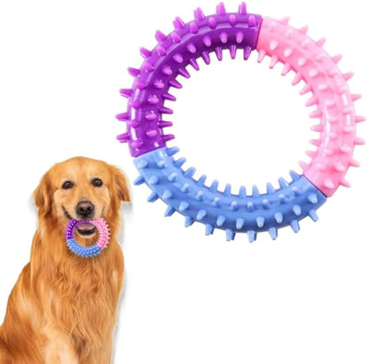 Anillo Mordedor de Goma para Cachorros y Perros