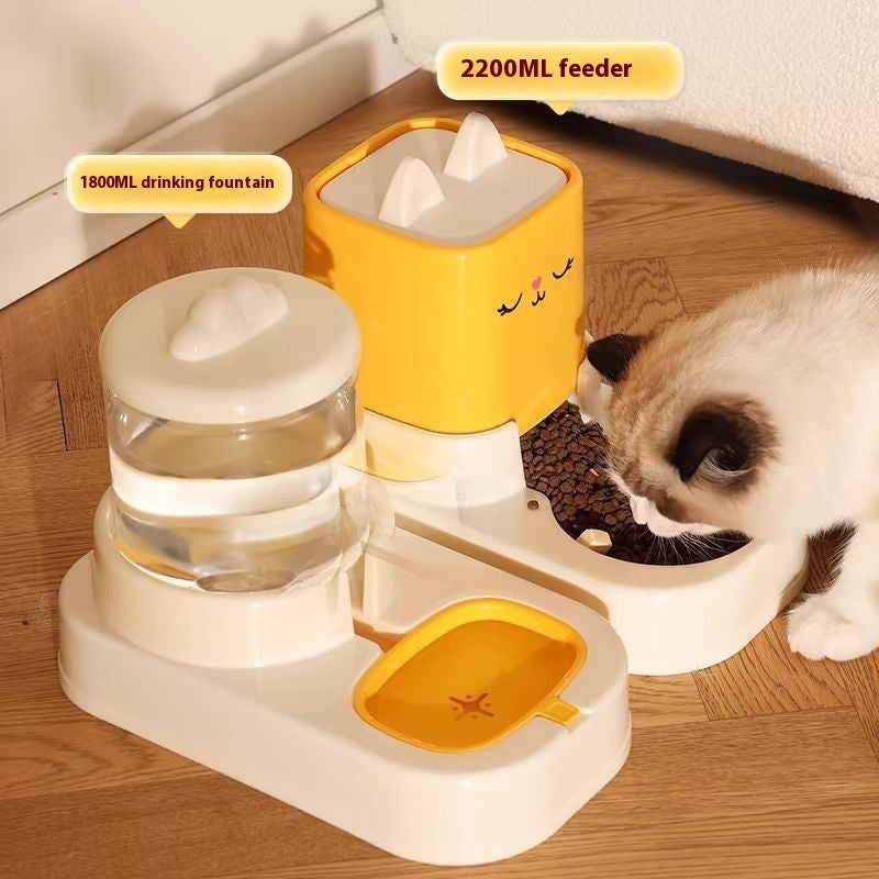 Large Capacity Automatic Pet Food and Water Dispenser